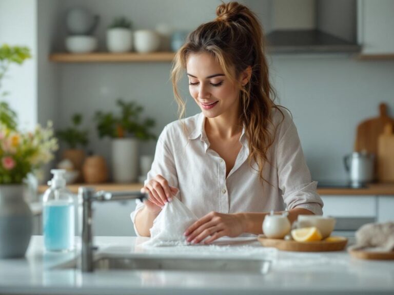 Guía para limpiar juntas y superficies de cocina sin tóxicos